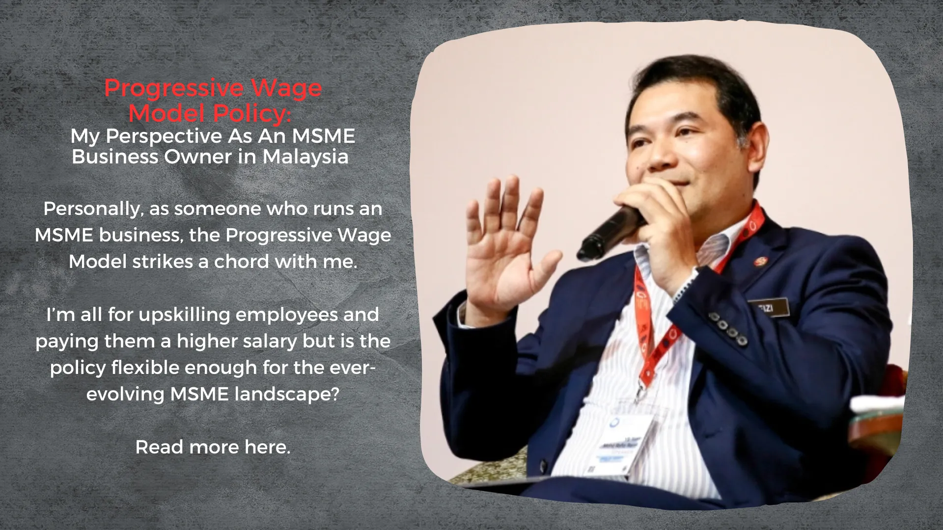 Progressive Wage Model (PWM) Policy: My Perspective As An MSME Business Owner in Malaysia