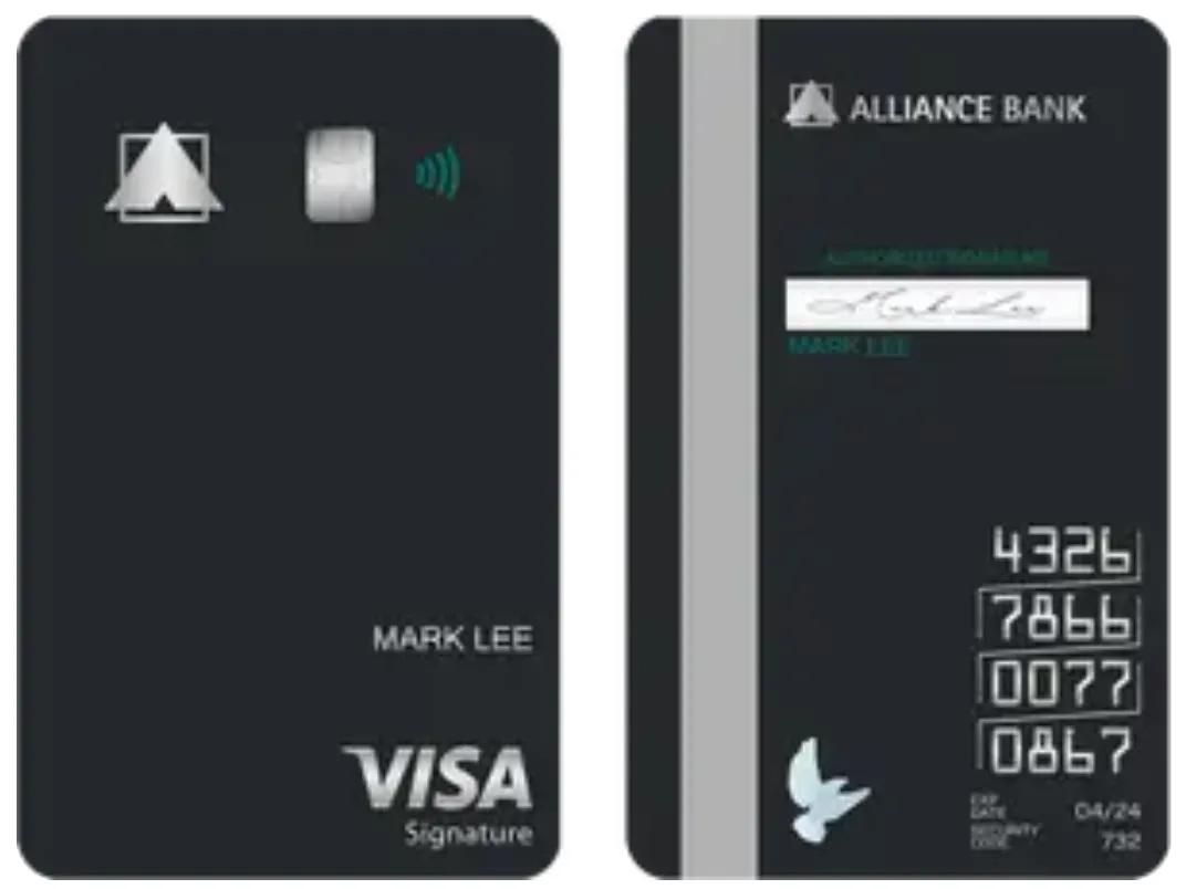 Alliance Bank Visa Signature Credit Card