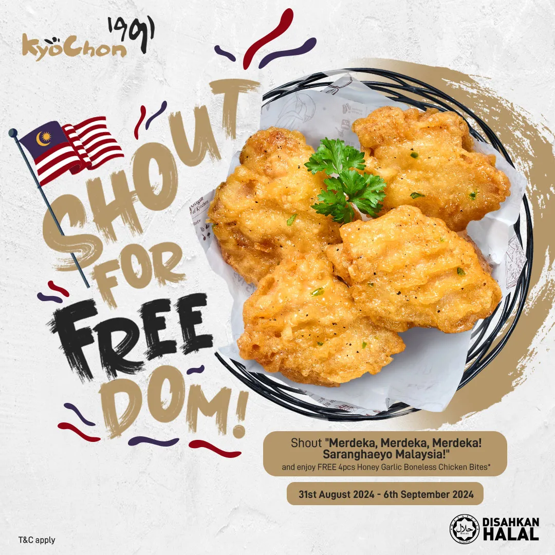 Kyochon 1991 Merdeka promo 2024