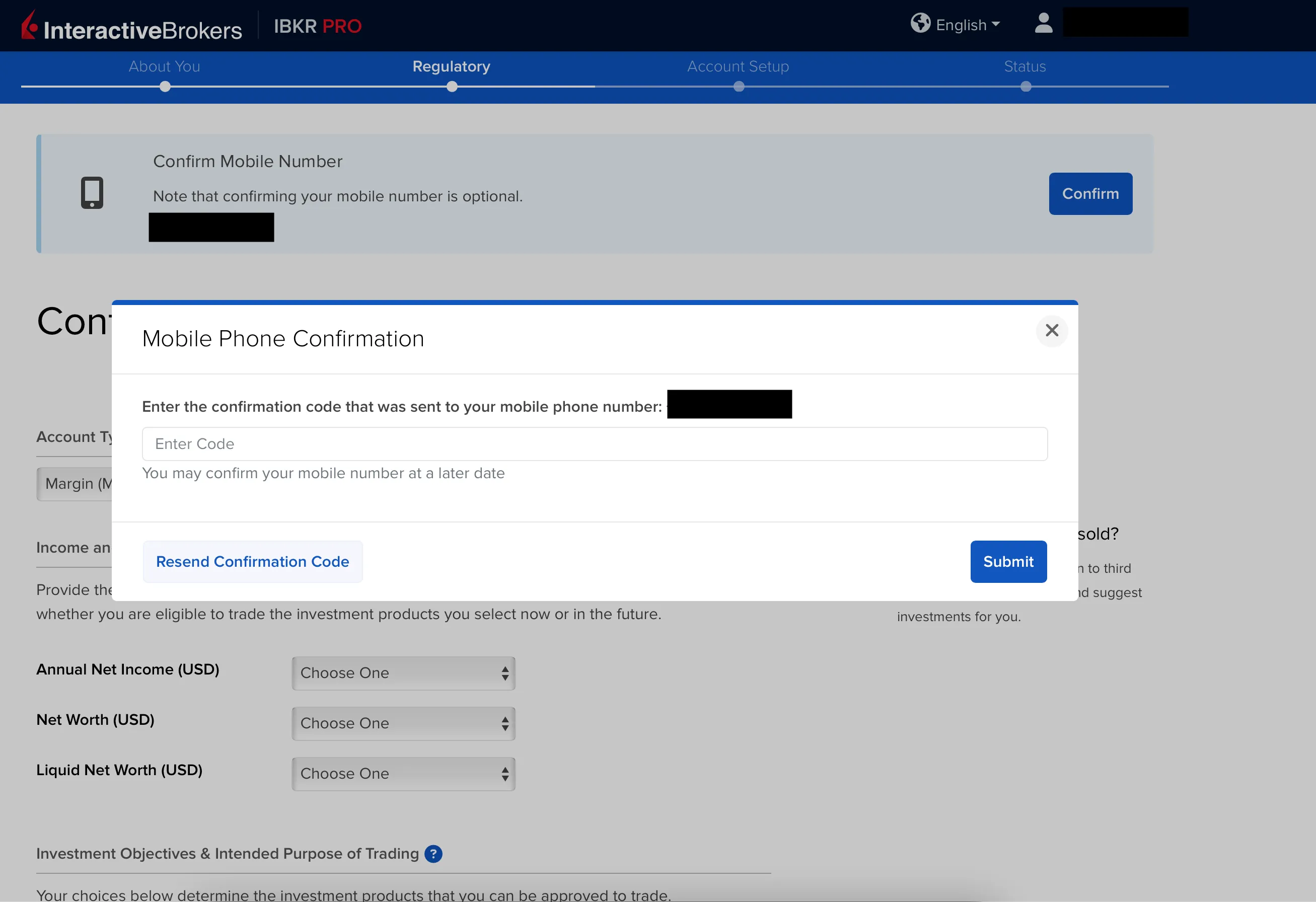 mobile confirmation on ibkr
