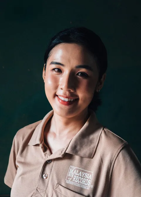 Vanessa at her family's incense factory, Foo Kwai Heong, in Ipoh